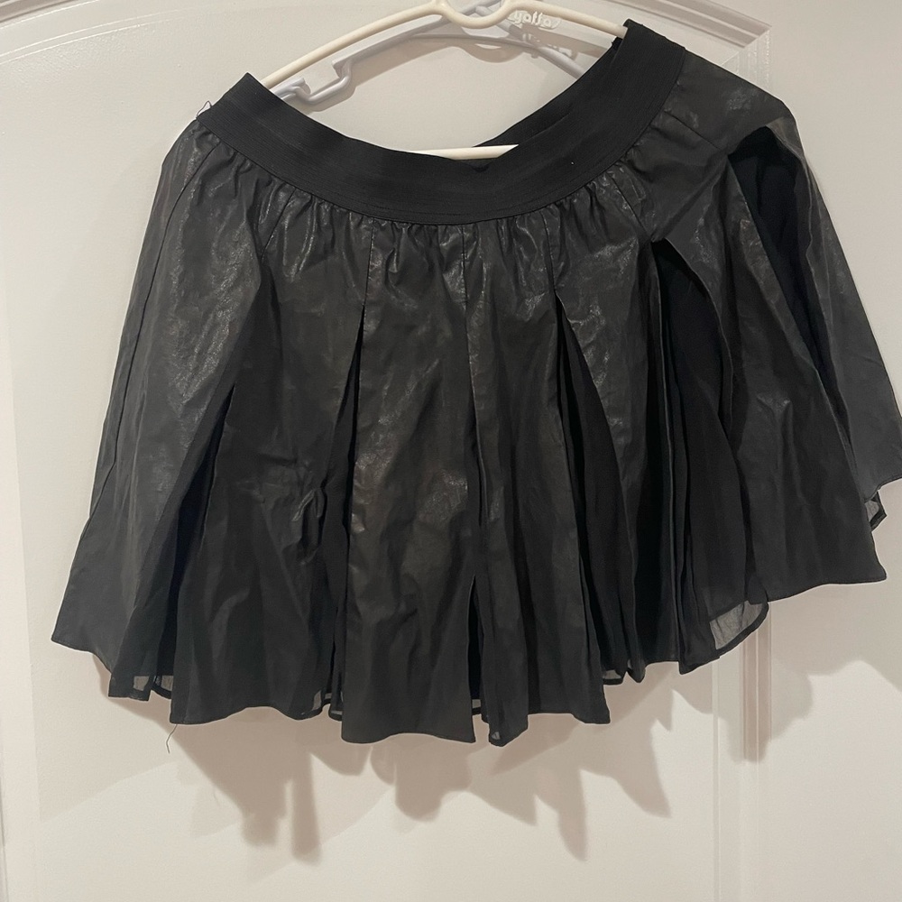 Women's Black Circle Skirt with Full Volume
